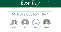 Desktop Screenshot of easytraydental.com