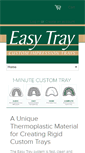 Mobile Screenshot of easytraydental.com